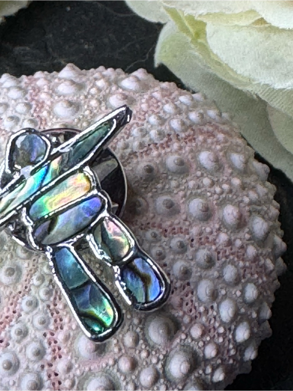 Abalone Inukshuk Pin - Picture 2 of 6